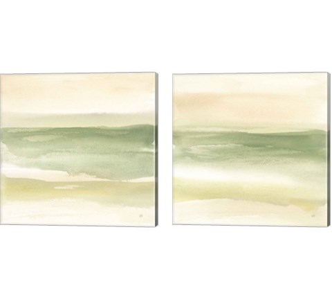 Green Water 2 Piece Canvas Print Set by Chris Paschke