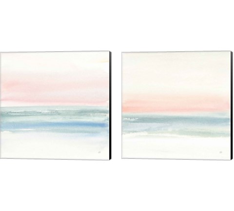Pink Fog 2 Piece Canvas Print Set by Chris Paschke