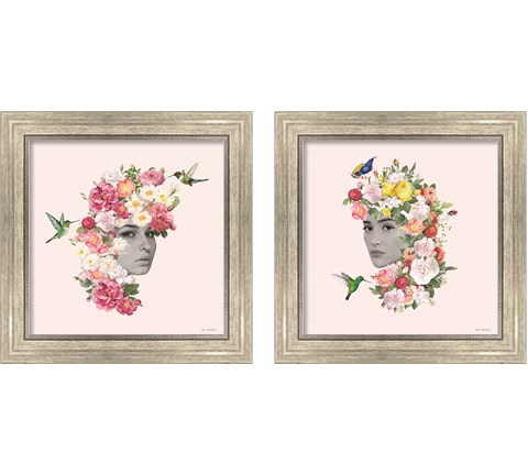Flower Girl 2 Piece Framed Art Print Set by Seven Trees Design