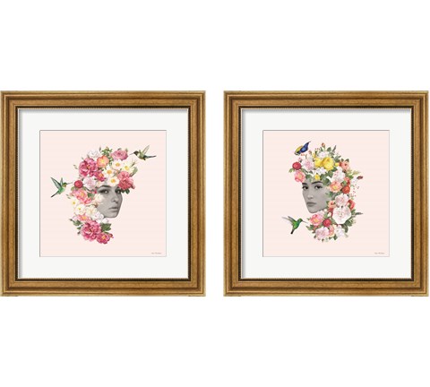 Flower Girl 2 Piece Framed Art Print Set by Seven Trees Design