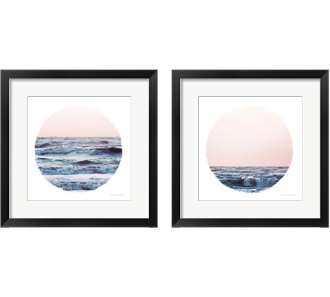 Coastal Colors 2 Piece Framed Art Print Set by Laura Marshall