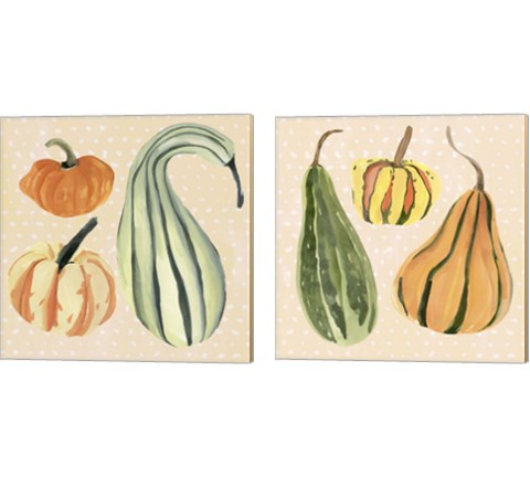 Decorative Gourd 2 Piece Canvas Print Set by Annie Warren