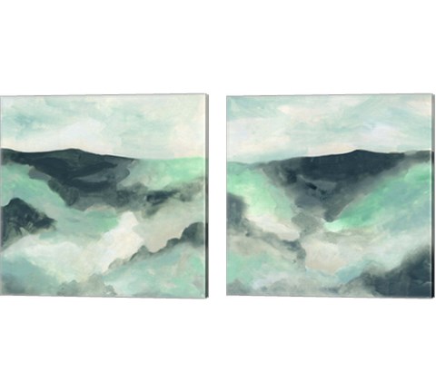 Cloud Valley 2 Piece Canvas Print Set by June Erica Vess