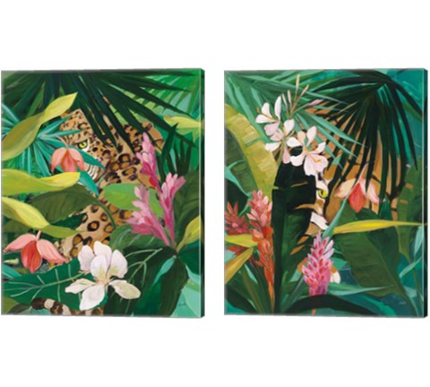 Hidden Jungle 2 Piece Canvas Print Set by Julia Purinton