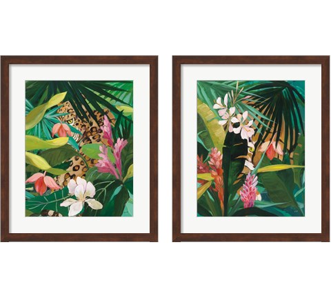 Hidden Jungle 2 Piece Framed Art Print Set by Julia Purinton