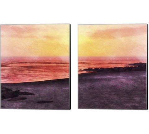 Beachland  2 Piece Canvas Print Set by Alonzo Saunders