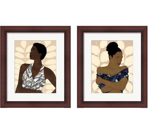 Ethnic Beauty 2 Piece Framed Art Print Set by Alonzo Saunders