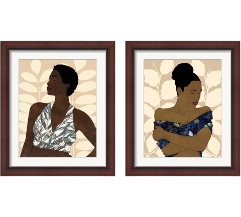 Ethnic Beauty 2 Piece Framed Art Print Set by Alonzo Saunders