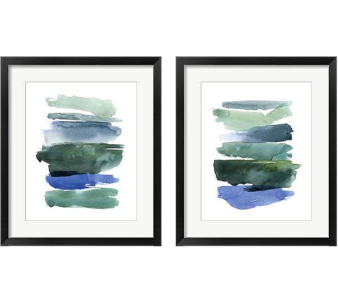 Swatches of Sea 2 Piece Framed Art Print Set by Grace Popp
