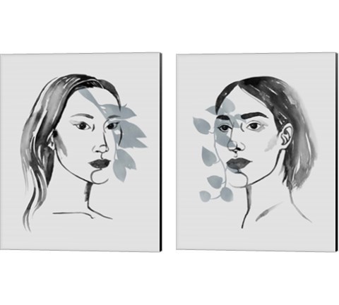 Solace in Shadows 2 Piece Canvas Print Set by Grace Popp