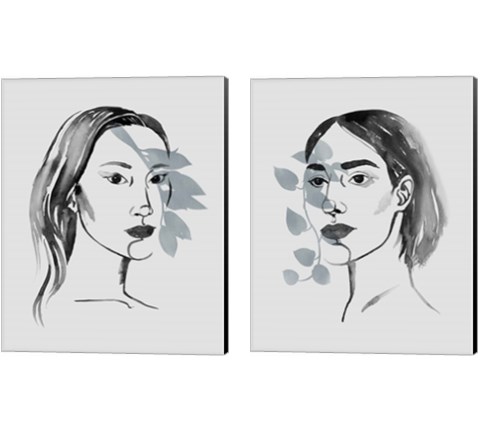 Solace in Shadows 2 Piece Canvas Print Set by Grace Popp