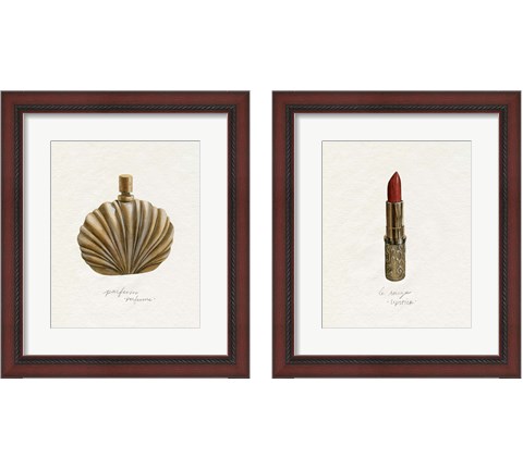 Gilded Toiletries 2 Piece Framed Art Print Set by Grace Popp