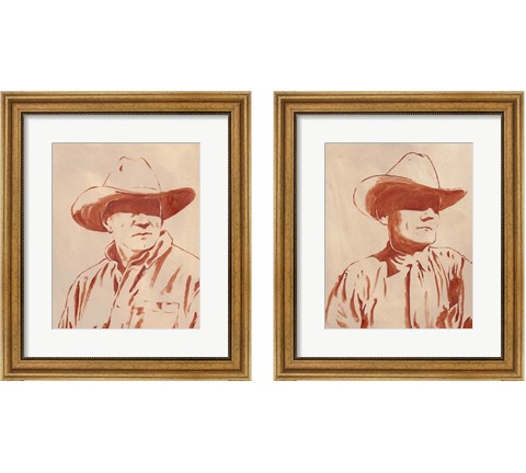 Man of the West 2 Piece Framed Art Print Set by Jacob Green