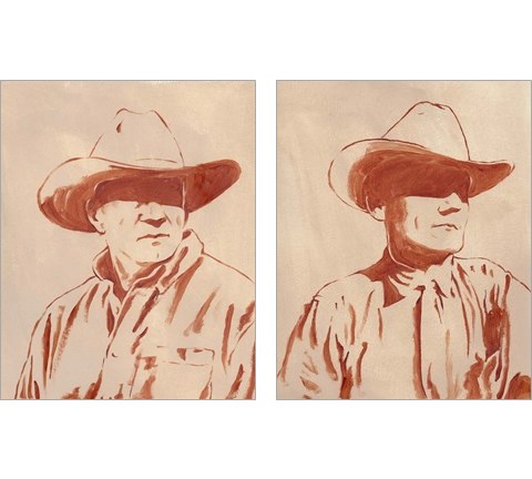 Man of the West 2 Piece Art Print Set by Jacob Green