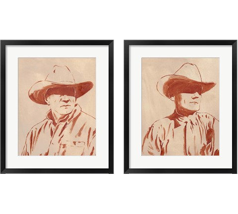 Man of the West 2 Piece Framed Art Print Set by Jacob Green