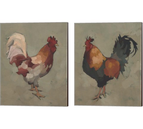 Roost Ruler 2 Piece Canvas Print Set by Jacob Green