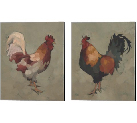 Roost Ruler 2 Piece Canvas Print Set by Jacob Green