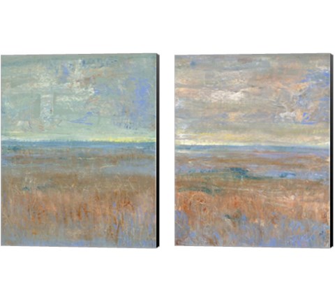 Evening Marsh 2 Piece Canvas Print Set by Timothy O'Toole