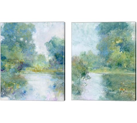 Tranquil Stream 2 Piece Canvas Print Set by Timothy O'Toole