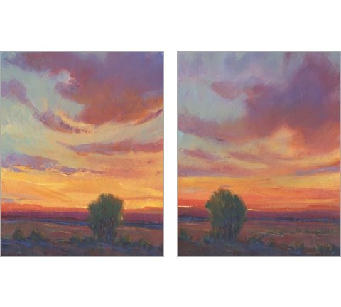Fire in the Sky 2 Piece Art Print Set by Timothy O'Toole