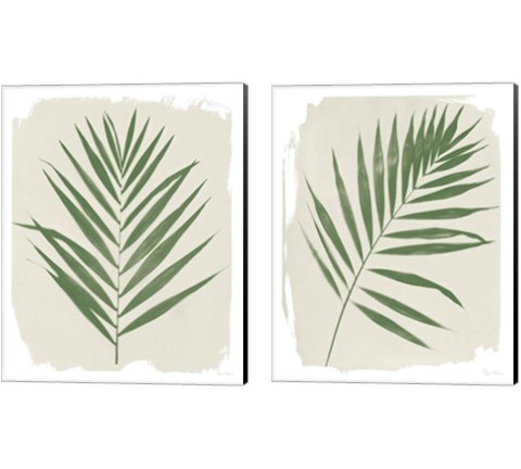 Nature By the Lake Frond 2 Piece Canvas Print Set by Piper Rhue