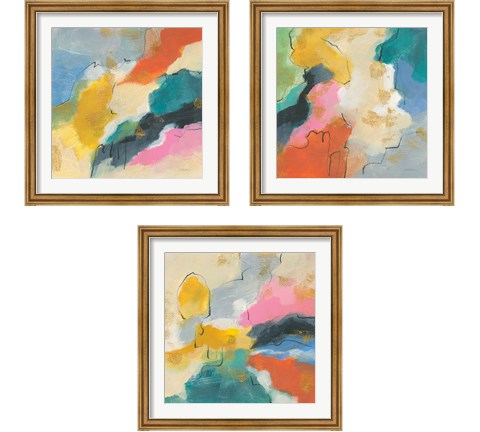 Daydream  3 Piece Framed Art Print Set by Silvia Vassileva