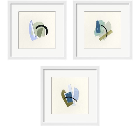 Bits & Pieces 3 Piece Framed Art Print Set by Emma Caroline