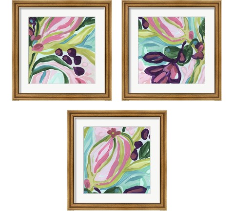 Tropic Expression 3 Piece Framed Art Print Set by June Erica Vess