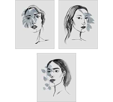 Solace in Shadows 3 Piece Art Print Set by Grace Popp