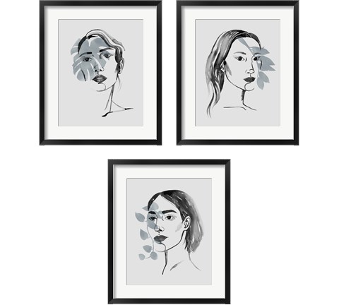 Solace in Shadows 3 Piece Framed Art Print Set by Grace Popp