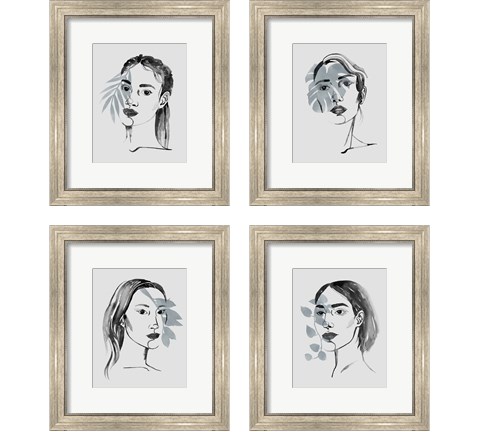 Solace in Shadows 4 Piece Framed Art Print Set by Grace Popp