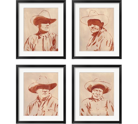 Man of the West 4 Piece Framed Art Print Set by Jacob Green