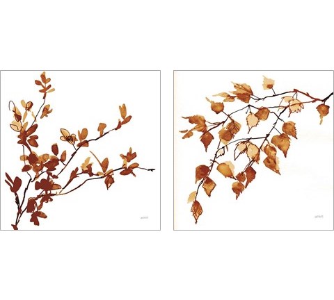 Colors of the Fall 2 Piece Art Print Set by Anne Tavoletti