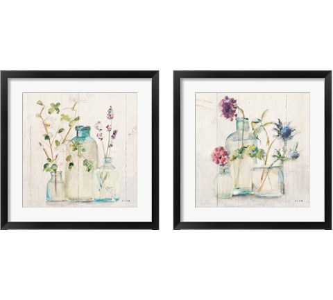 Blossoms  2 Piece Framed Art Print Set by Cheri Blum