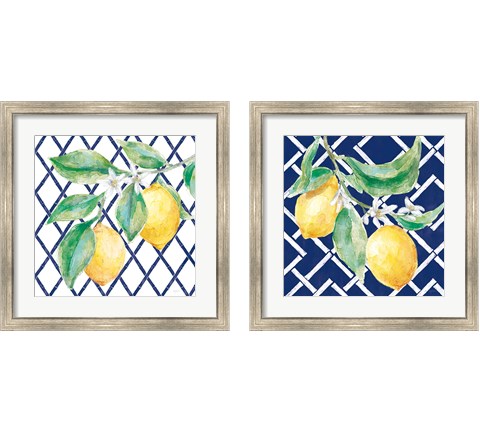 Everyday Chinoiserie Lemons 2 Piece Framed Art Print Set by Mary Urban