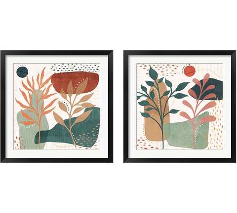 Abstract Blossom 2 Piece Framed Art Print Set by Veronique Charron