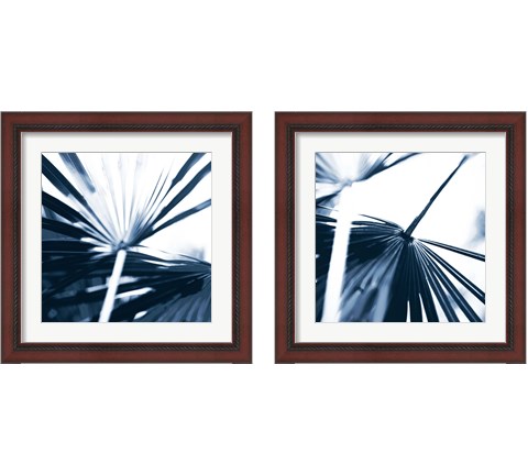 Among Blue Palms 2 Piece Framed Art Print Set by Susan Bryant
