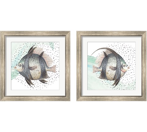 Coastal Fish 2 Piece Framed Art Print Set by Patricia Pinto
