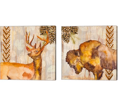 Nature Trails 2 Piece Canvas Print Set by Gina Ritter