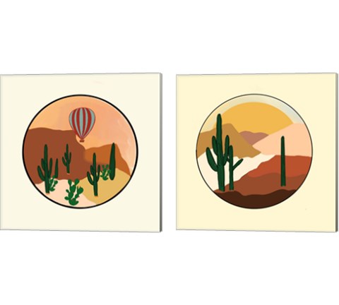 Desert 2 Piece Canvas Print Set by Ashley Singleton