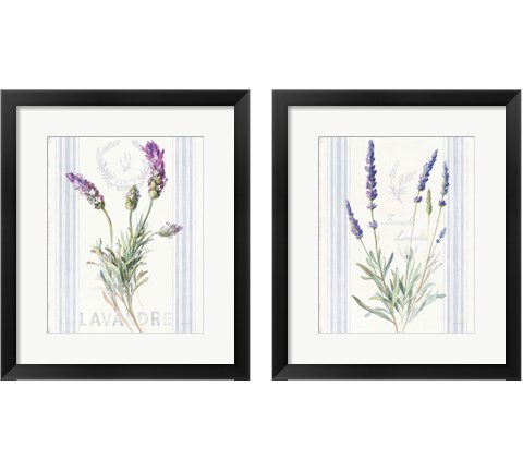 Floursack Lavender 2 Piece Framed Art Print Set by Danhui Nai