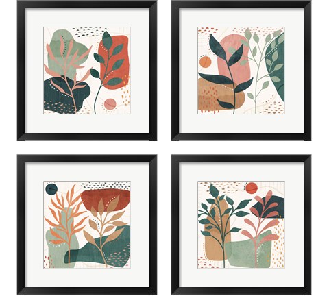 Abstract Blossom 4 Piece Framed Art Print Set by Veronique Charron