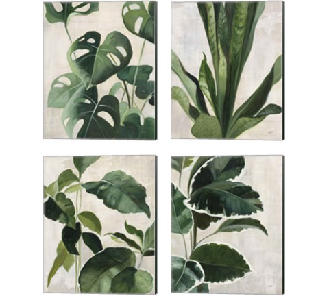 Tropical Study 4 Piece Canvas Print Set by Julia Purinton