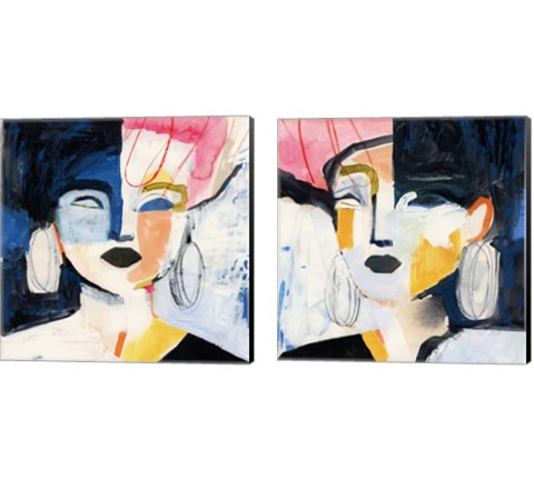Sorella 2 Piece Canvas Print Set by Victoria Barnes