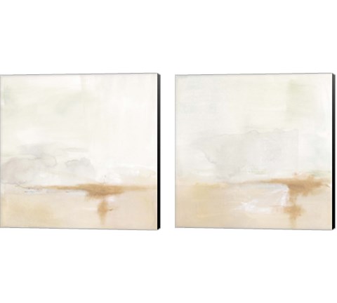 Smudged Horizon 2 Piece Canvas Print Set by Victoria Barnes