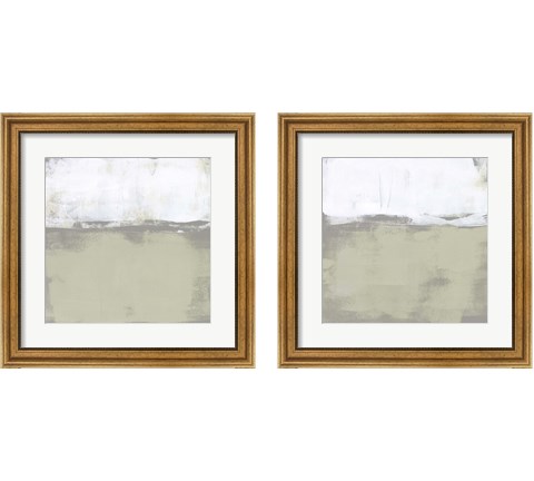 The Subtlest Horizon 2 Piece Framed Art Print Set by Jennifer Goldberger