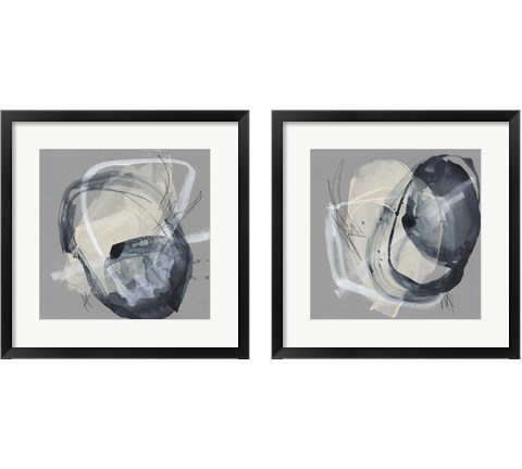 Tandem Loops 2 Piece Framed Art Print Set by Jennifer Goldberger