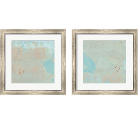 Spring Abstract 2 Piece Framed Art Print Set by Jacob Green