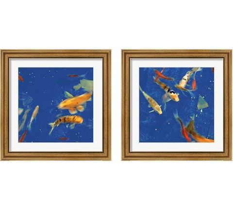 Swimming Lessons 2 Piece Framed Art Print Set by Alicia Ludwig