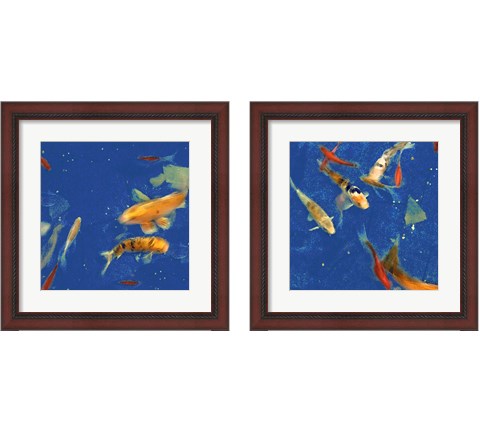 Swimming Lessons 2 Piece Framed Art Print Set by Alicia Ludwig
